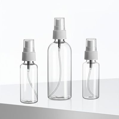 ذخیره سازی ساده با بطری های پلاستیکی و پمپ اسپری