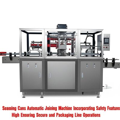 دستگاه اتصال خودکار قوطی‌ها با ویژگی‌های ایمنی بالا برای اطمینان از ایمنی و عملکرد خط بسته‌بندی