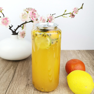 بطری های ظروف پلاستیکی شفاف 700 میلی لیتری Beverages Food Grade با درب قوطی